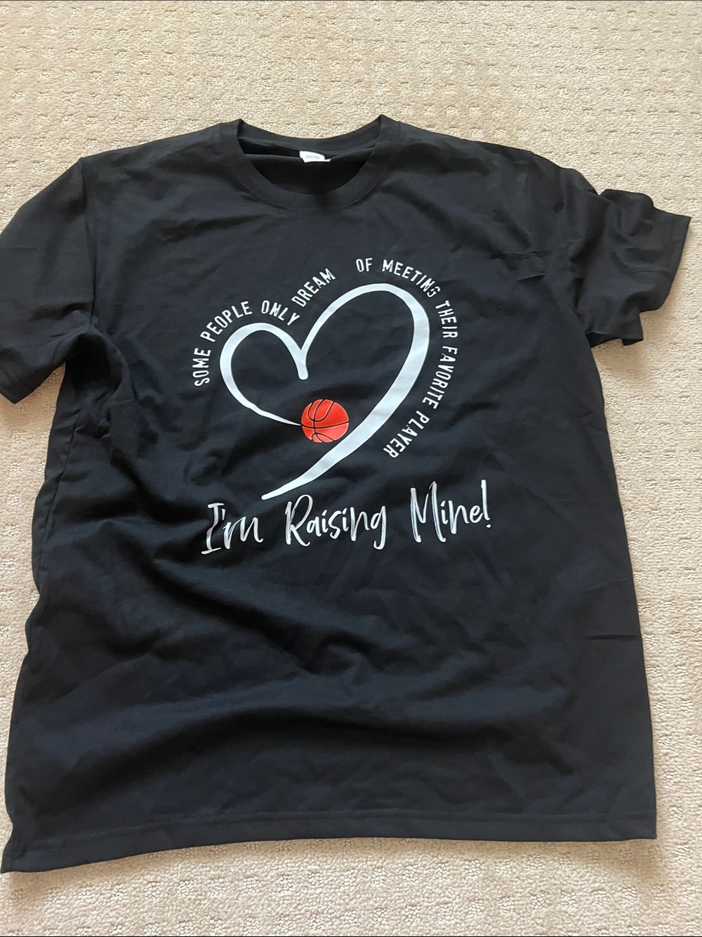 I'm Raising Mine! Black Kids Basketball Graphic Tee